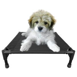 Elevated Dog Bed with Metal Frame Cooling Raised